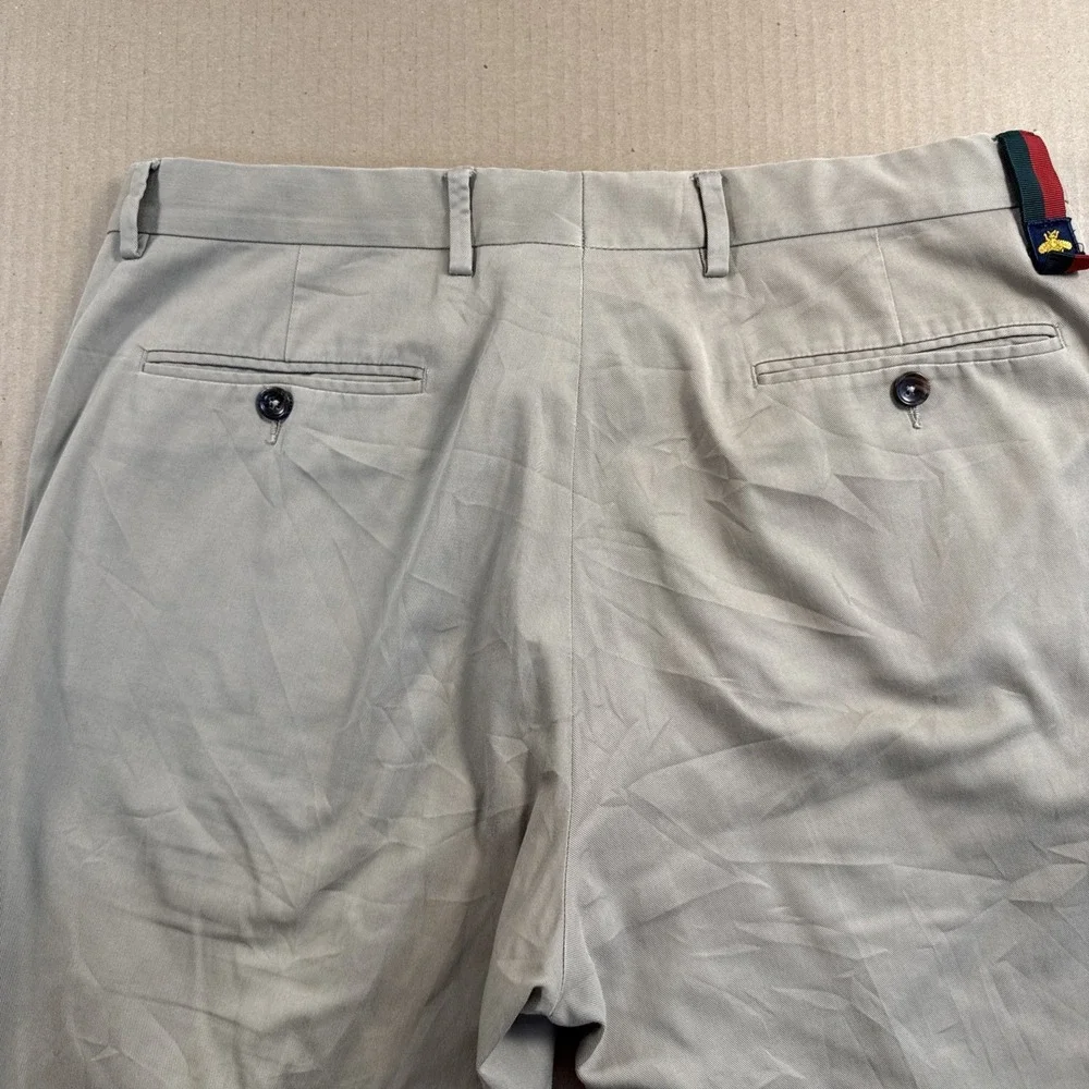 Gucci Men's Khaki Cotton Stretch Formal Pant Size 50R (34-35) 451107‎ Z43682840